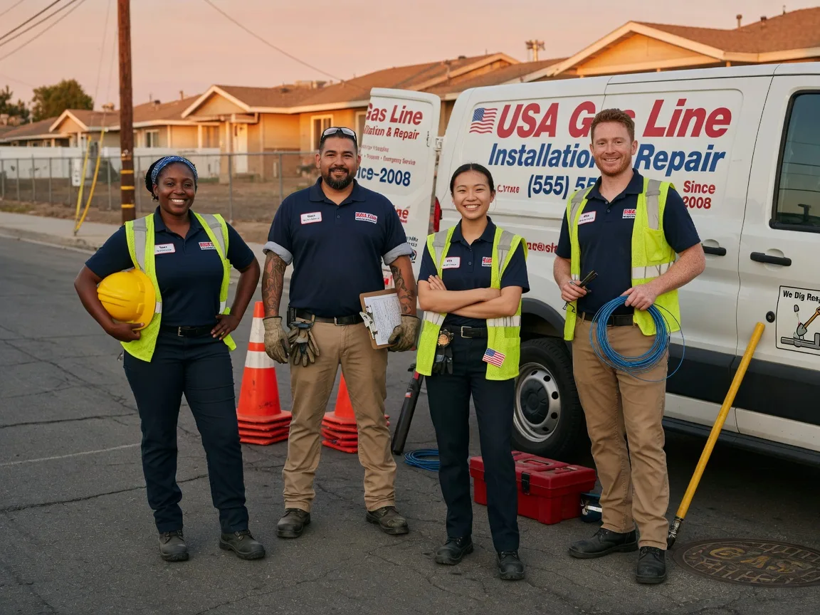 Gas Line Installation company in Strandburg, SD